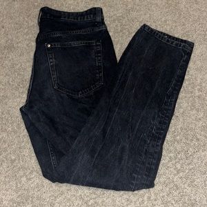 Vintage Staight Black Jeans